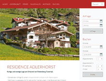 Tablet Screenshot of fewo-adlerhorst.at